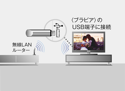 KDL-46HX800 特長 : ネットワーク機能 | テレビ ブラビア | ソニー