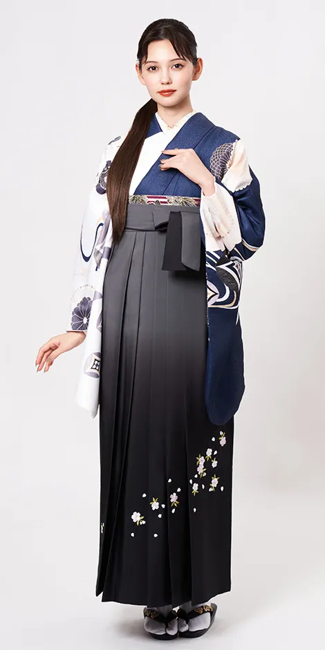 水色・青・紺色の着物・袴一覧| 卒業式袴レンタルの京都さがの館