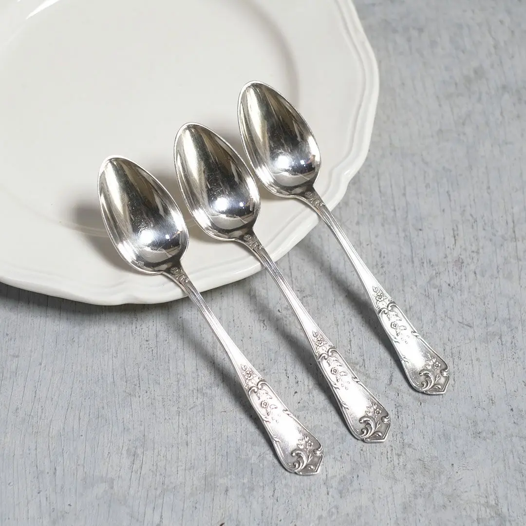 アンティーク シルバープレート ティースプーン フランス Boulenger