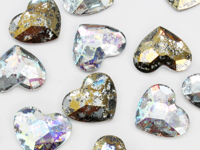 スワロフスキー ハート型 Hotfix クリスタルパウダーローズ-#2808 4