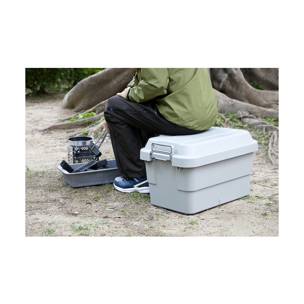 TRUSCO トランクカーゴ 50L グレー GYC-50 [207-3977] - 溶接用品プロ