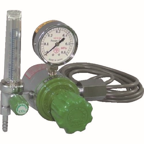 ヤマト Co2 半自動熔接 レギュレーター 圧力調整器 未使用 保管品 開封済み