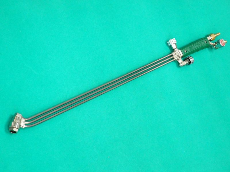 頭45度型 全長80cmロング型中圧切断器ストロング-8 本体のみ バルブ式