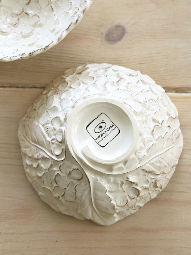 VIRGINIA CASA ROMANTICA オルテンシアボウル ホワイト ヴィルジニア