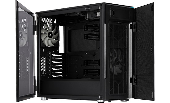 Corsair Carbide 678C Black Quiet Glass Midi PC Gaming Case LN95915