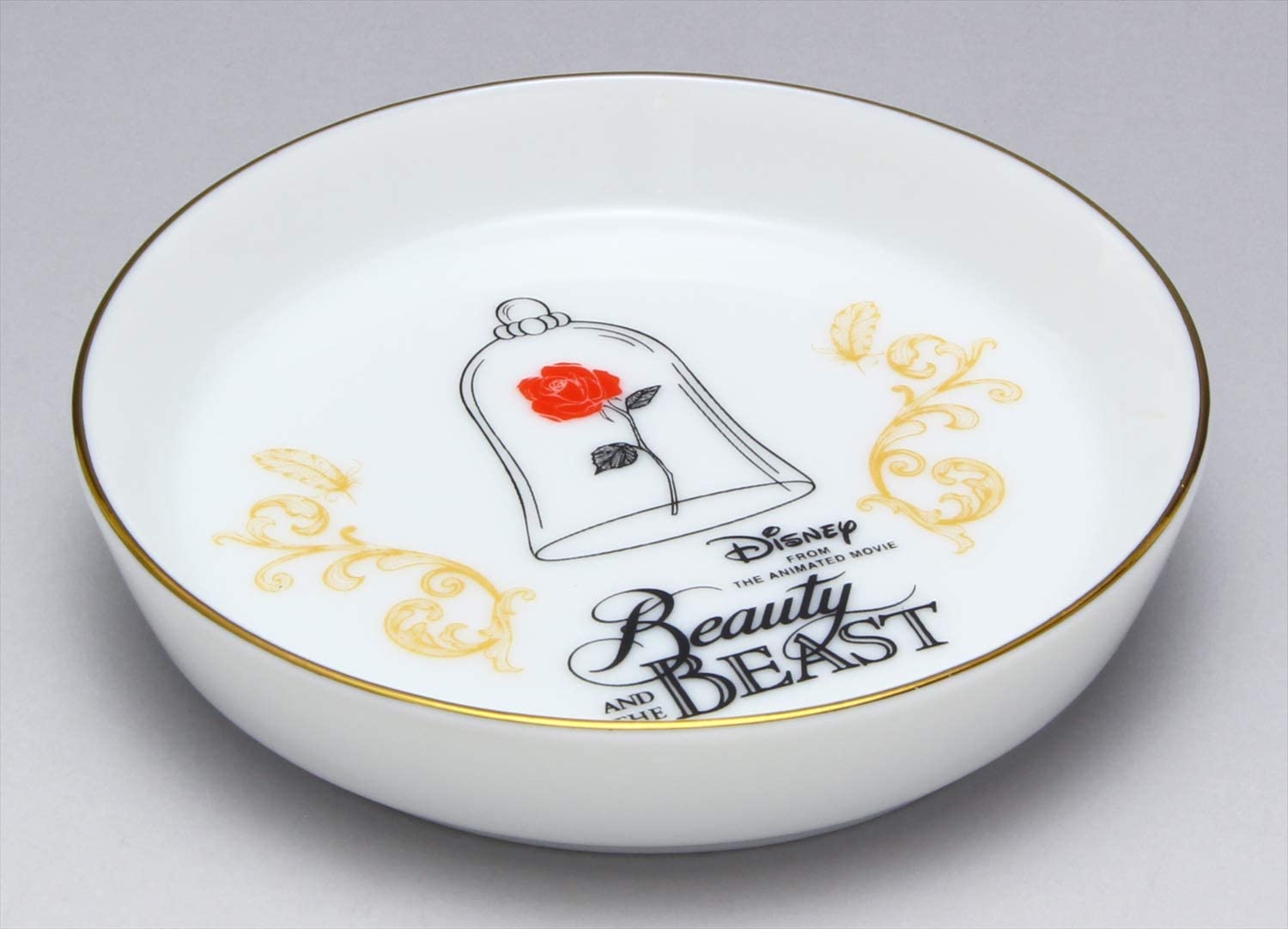京都名品館 / ディズニー 豆皿コレクション/ゴールド 豆皿(美女と野獣