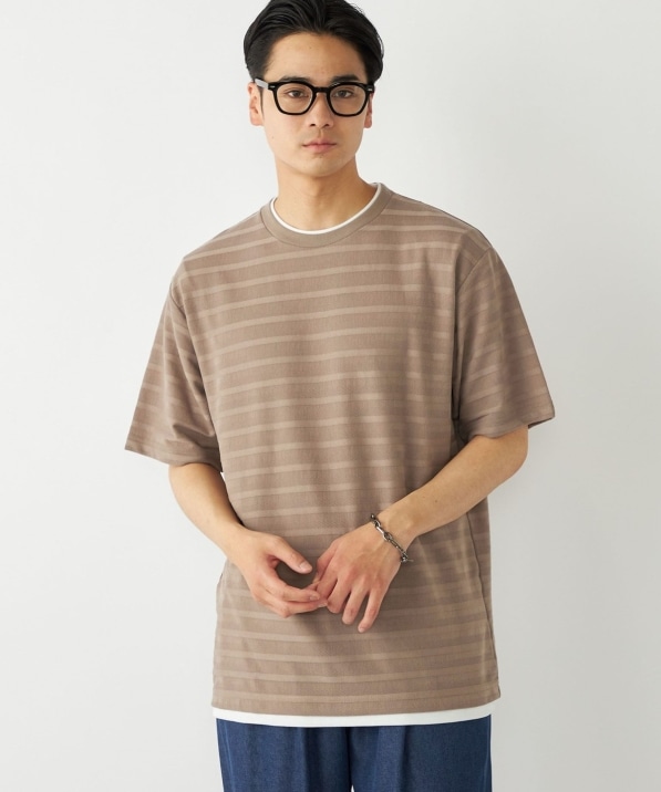 SHIPS Colors:フェイクレイヤード ボーダー Tシャツ｜ SHIPS 公式サイト