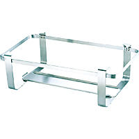 KINGO ビュッフェ ステンレスIH 角チェーフィング フードパン無 D104