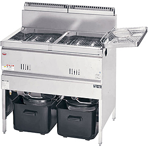 マルゼン ガス式 フライヤー 卓上型 MGF-12TJ LPガス - 調理器具のSHOKUBI