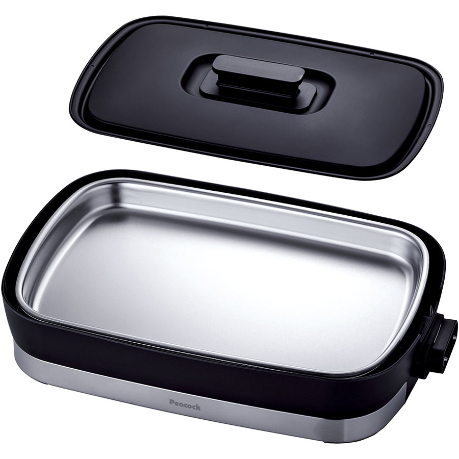 ピーコック魔法瓶 ステンレスホットプレート WDV-10S - 調理器具のSHOKUBI