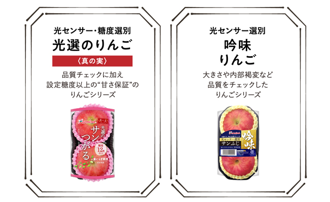 光センサーで品質チェック！いつでも、安定したおいしさをお届けファー