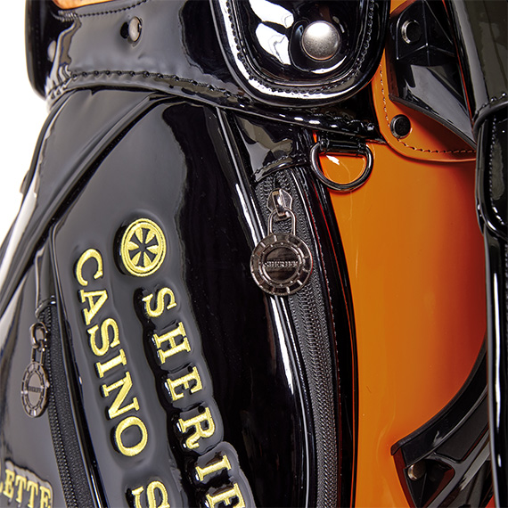 SCA-010CB.ブラック×オレンジ（エナメル） – キャディバッグ・ゴルフ