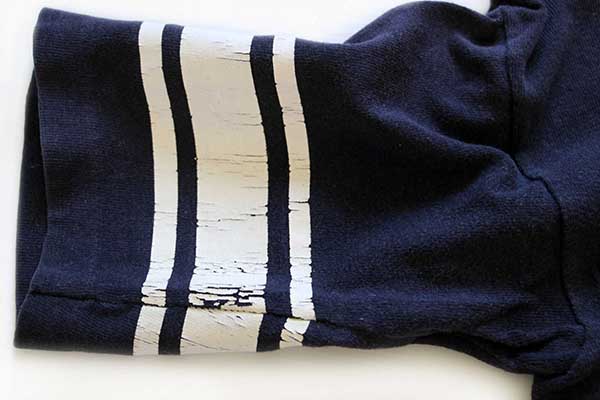 80s USA製 Championチャンピオン 無地 コットン フットボールTシャツ