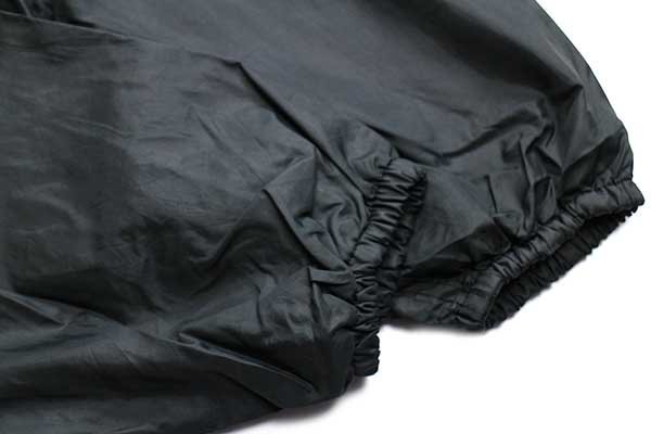 90s USA製 Dunbrooke Pla-Jac 無地 ナイロン コーチジャケット 黒 XL