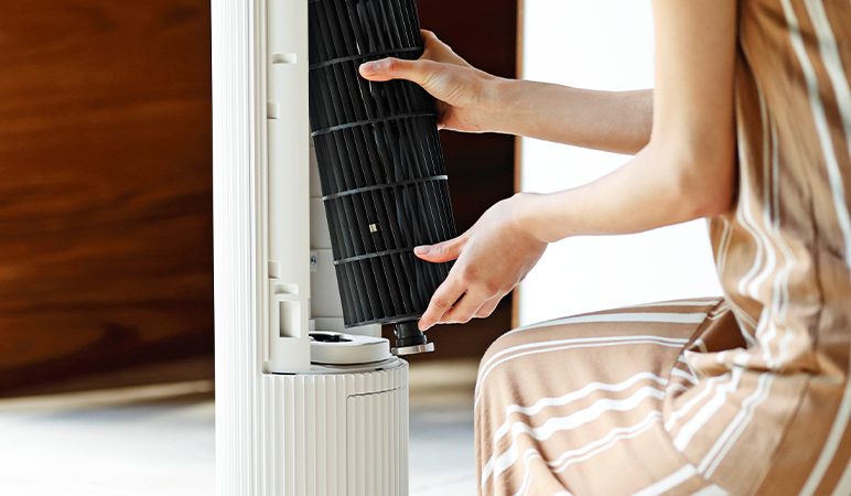 大風量タワーファン ビューンタワー SF-T171 - シロカ株式会社