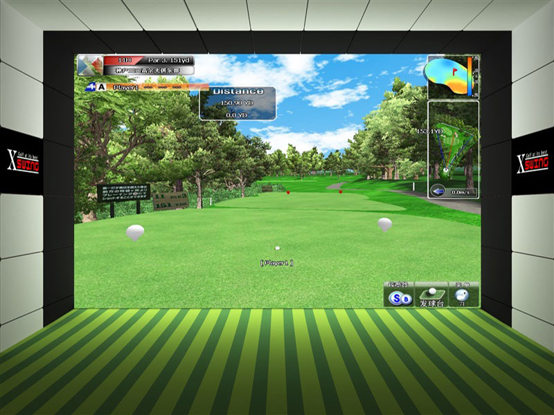 消音スクリーン | ゴルフ用弾道測定機 SkyTrak