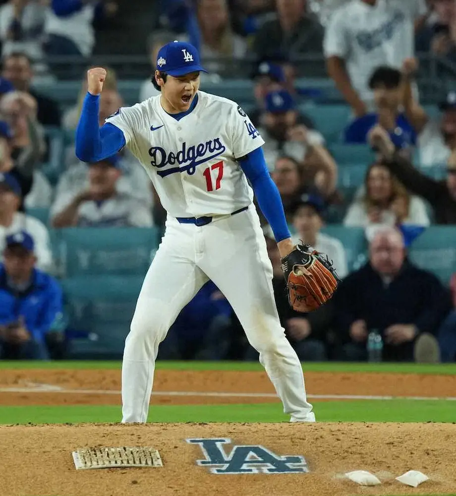 衝撃の二刀流劇場！大谷翔平が3発＆7回途中無失点10Kでドジャース2年