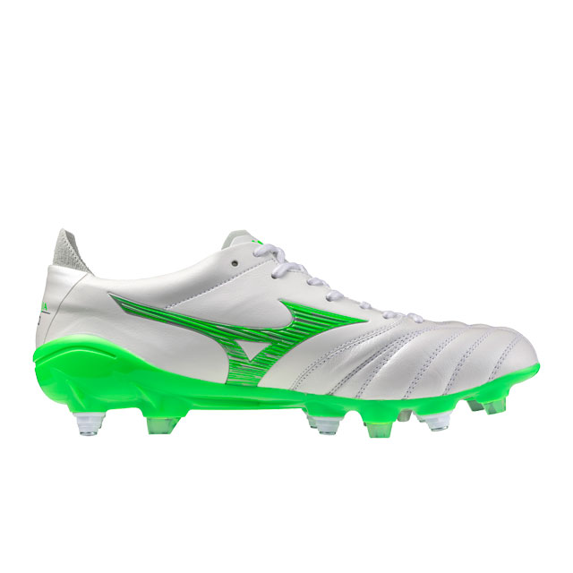 ミズノ サッカースパイク モレリア NEO 4 JAPAN MIX ホワイト ネオン