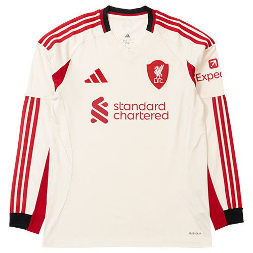 25-26 リヴァプール AWAY 長袖ユニフォーム／サッカーショップKAMO