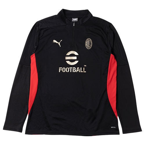 24-25 ACミラン トレーニング1/4ジップトップ／サッカーショップKAMO