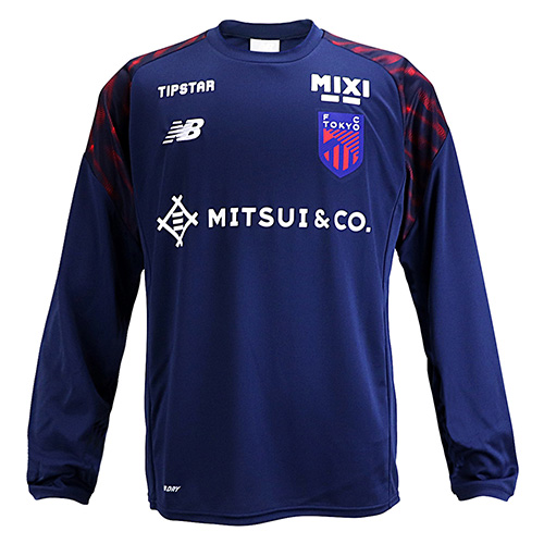 受注予約】2026 FC東京 試合前練習着 選手用 長袖プラクティスシャツ