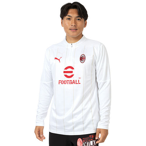 24-25 ACミラン プレマッチ 1/4 ジップトップ／サッカーショップKAMO