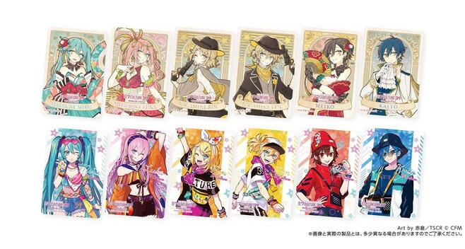 ローソン×初音ミク「ウエハースコレクトボックス」発売、カード全35