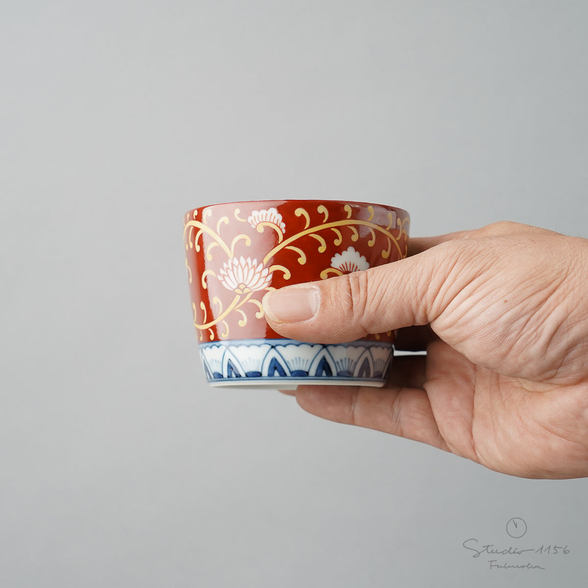 有田焼 染錦 金襴手 そば猪口(大) 220ml 李荘窯の通販｜Studio1156