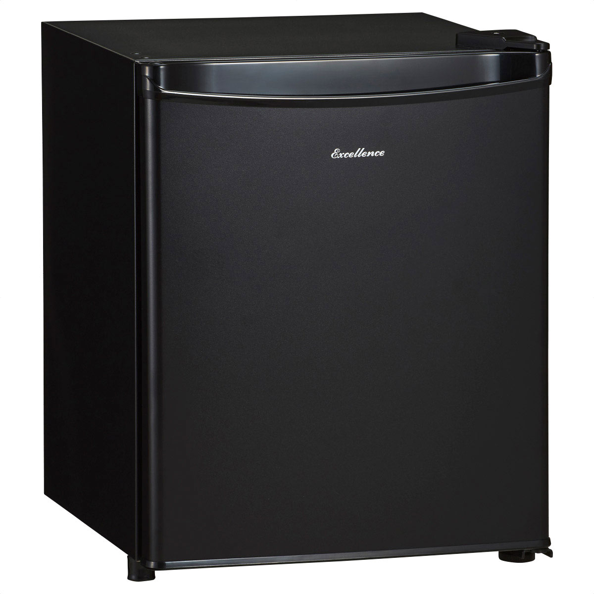 三ツ星貿易 超小型冷蔵庫 24L コンプレッサー式(直冷式) ブラック 左