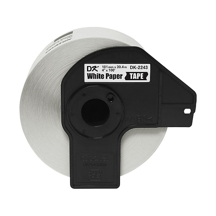 Brother DK-2243 Extra Wide Width Continuous Paper Labels, 4
