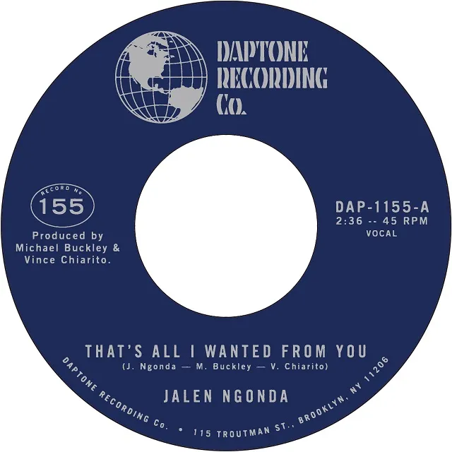JALEN NGONDA / THAT'S ALL I WANTED FROM YOU ／ SO GLAD I FOUND YOU