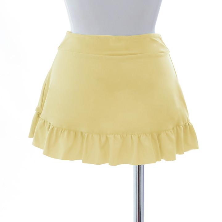 即日発送】【ビキニ】【水着小物：スカート】【単品】裾フリルラップ