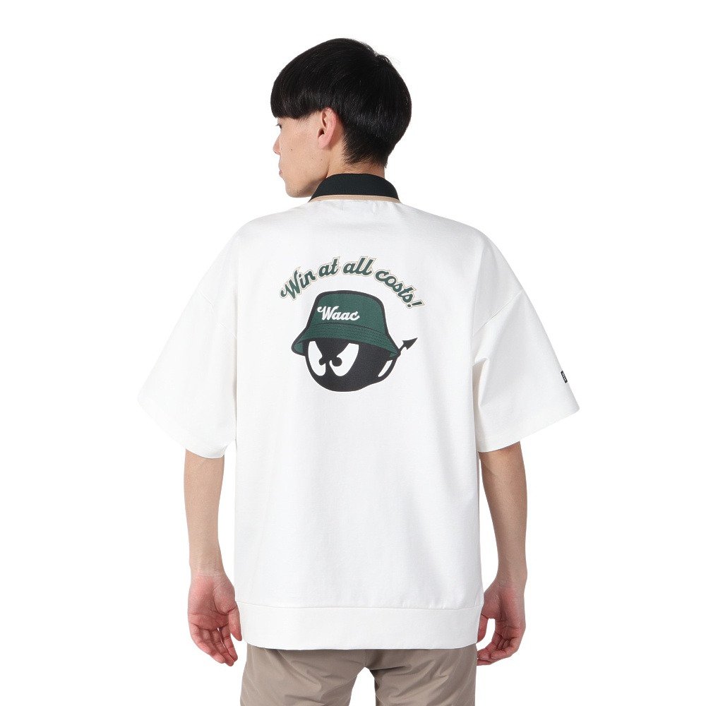 ワック（WAAC）（メンズ）ゴルフウェア ライトストレッチポンチ 半袖