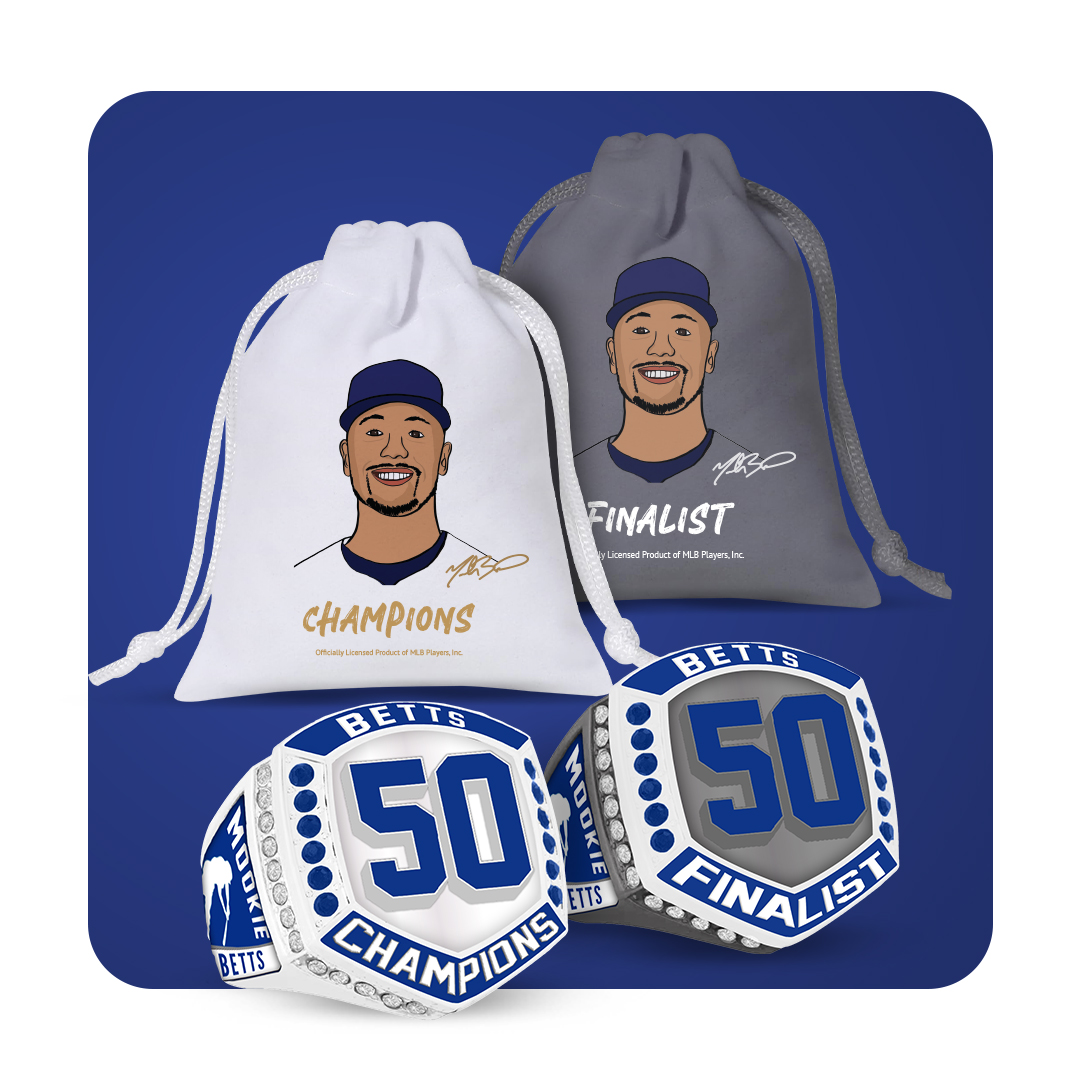 Official MLB Player Ring- Mookie Betts - Success Awards