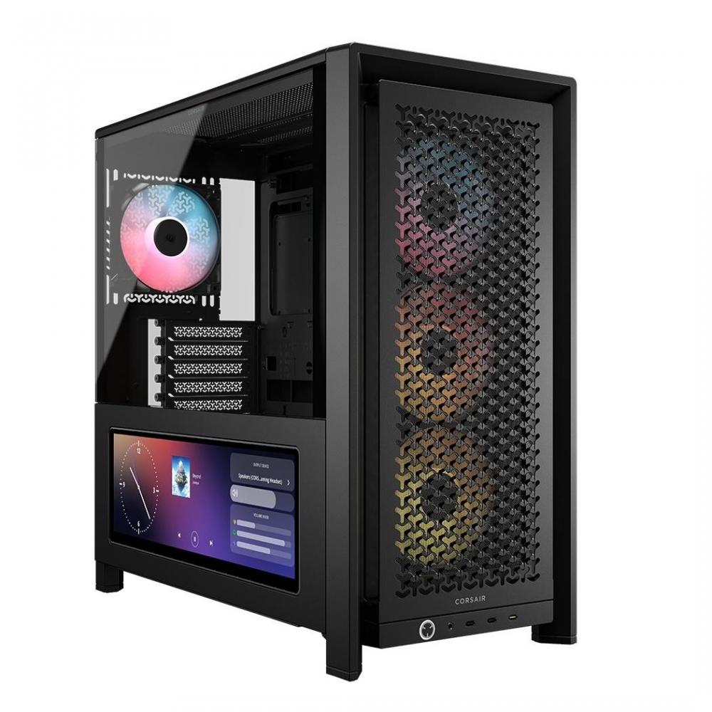 Corsair FRAME 4000D LCD RS ARGB Premium Mid-Tower Black | パソコン