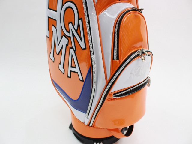 CB1908 オレンジ 未使用品 ホンマ(HONMA) キャディバッグ(CADDY BAG