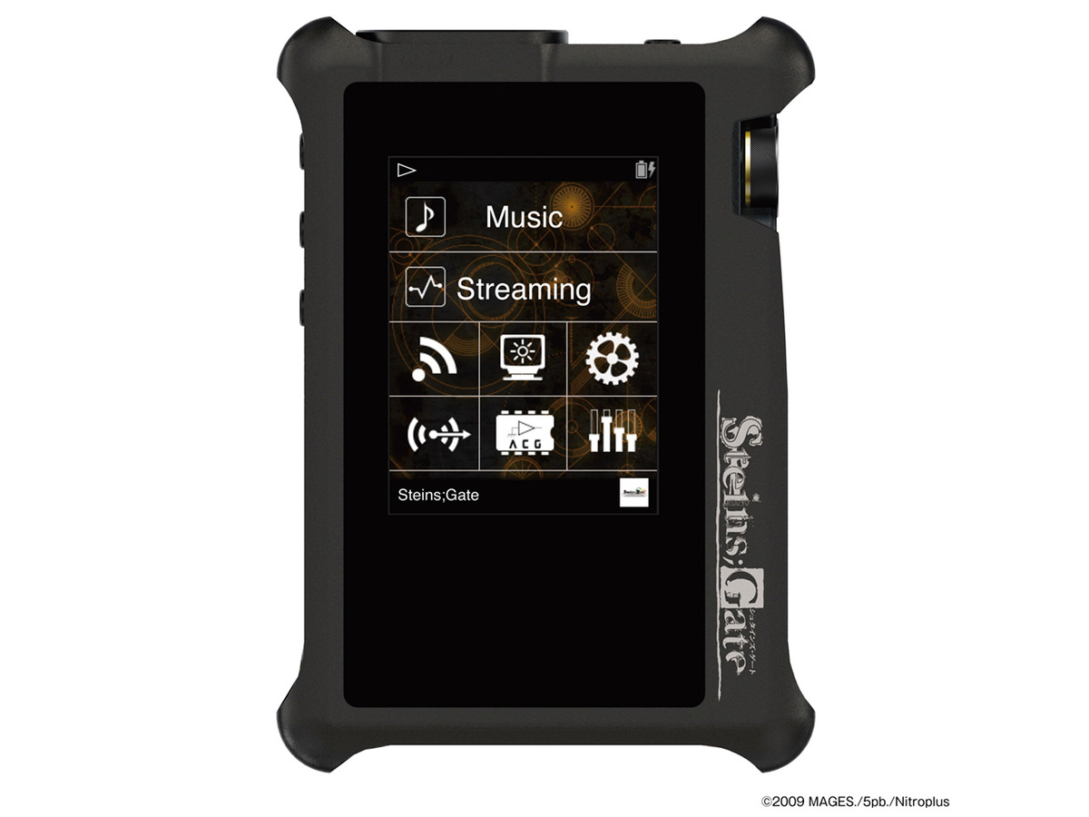 オンキヨー、『STEINS;GATE』とコラボした「DP-S1A」。イヤホン「SE