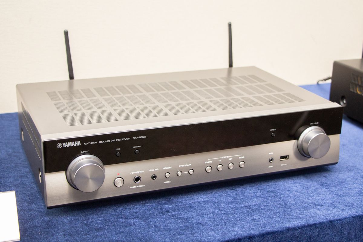 ヤマハからスリムで “薄型高密度” なAVアンプ「RX-S602」、5ch