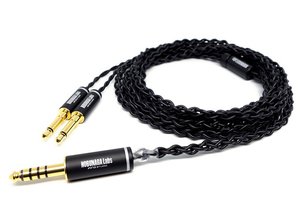 NOBUNAGA Labs、3.5mm2極×2のヘッドホンに対応したOFC錫メッキケーブル