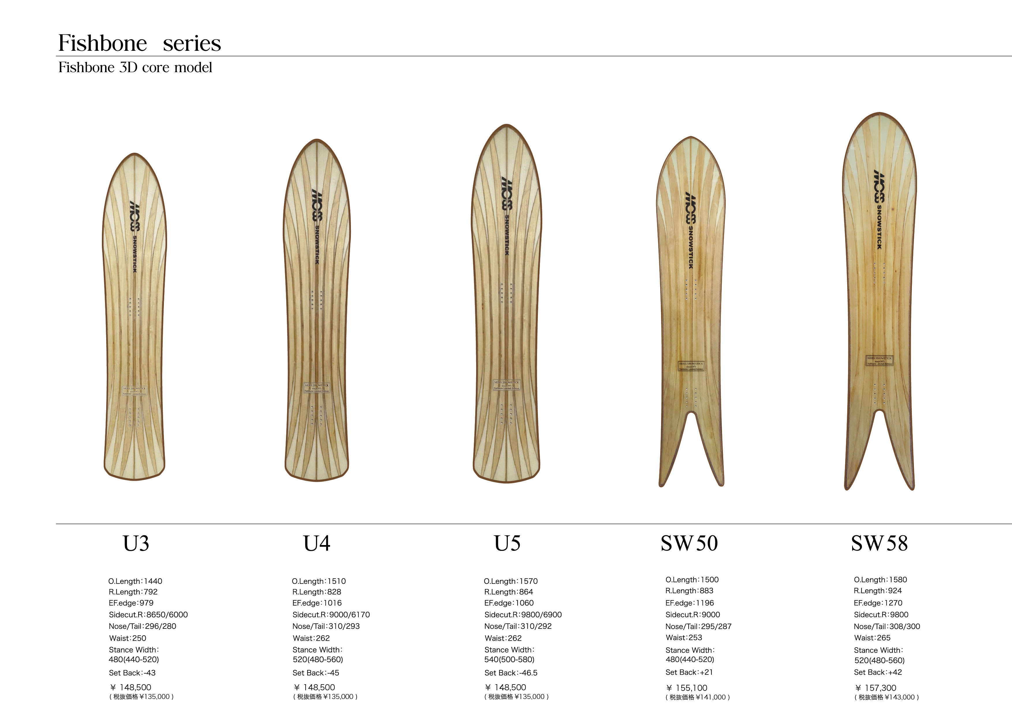 16 New Line up | MOSS SNOWSTICK | モス スノースティック