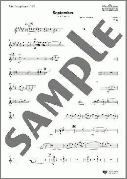 楽譜一覧】SEPTEMBER 熱帯JAZZ楽団 - ヤマハ「ぷりんと楽譜」