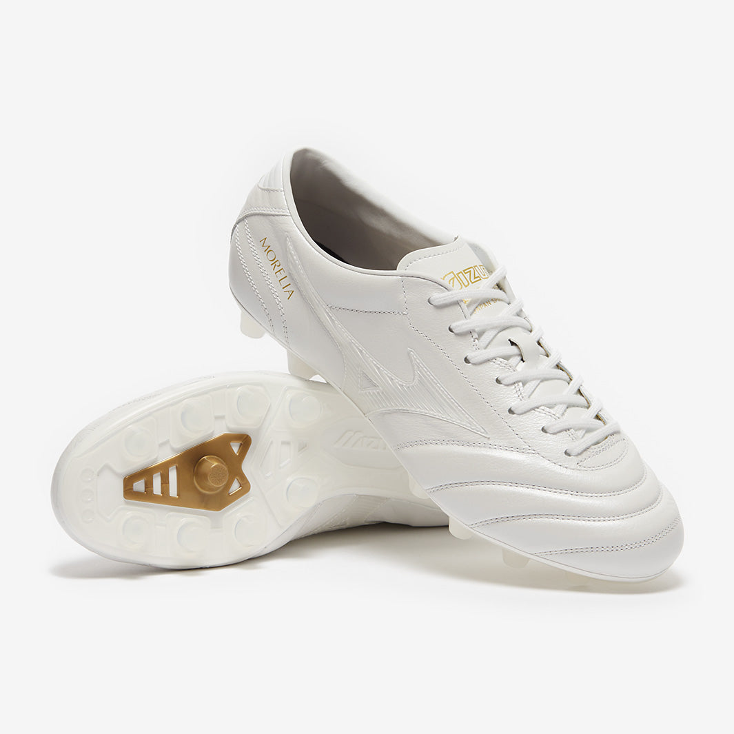 Mizuno Morelia II UL Made in Japan Firm Ground - White/White/White