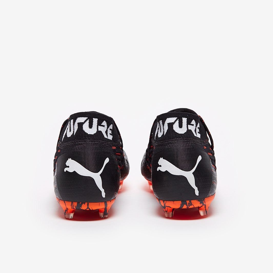 Puma Future 6.1 Netfit FG/AG - Black/White/Shocking Orange - Firm