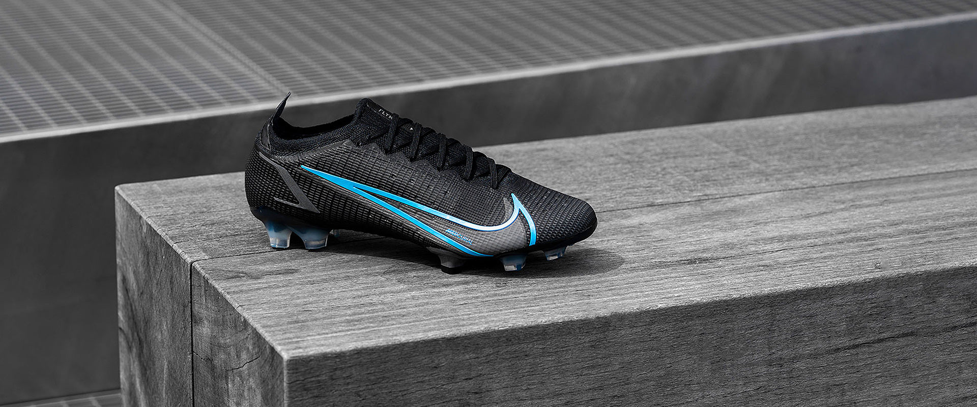 Nike Mercurial Vapor XIV Elite FG - Black/Black/Iron Grey - Mens