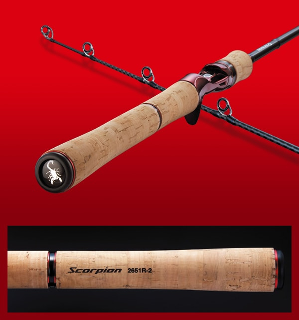 バス/バス釣り/ルアー/バスフィッシング/ベイト用ロッド/スコーピオン