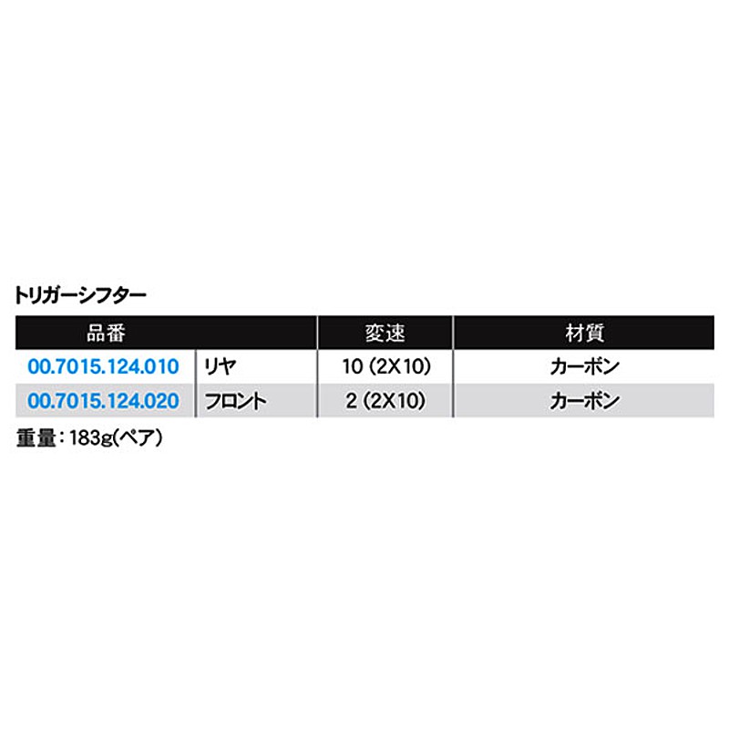 SRAM XX（スラム XX）トリガーシフター リヤ10S 送料無料