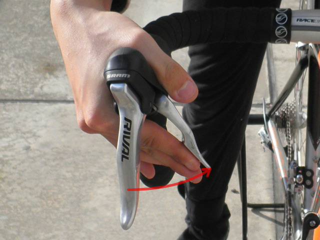 SRAM(スラム)社製ダブルタップレバーの操作方法 | How to ride(乗り方