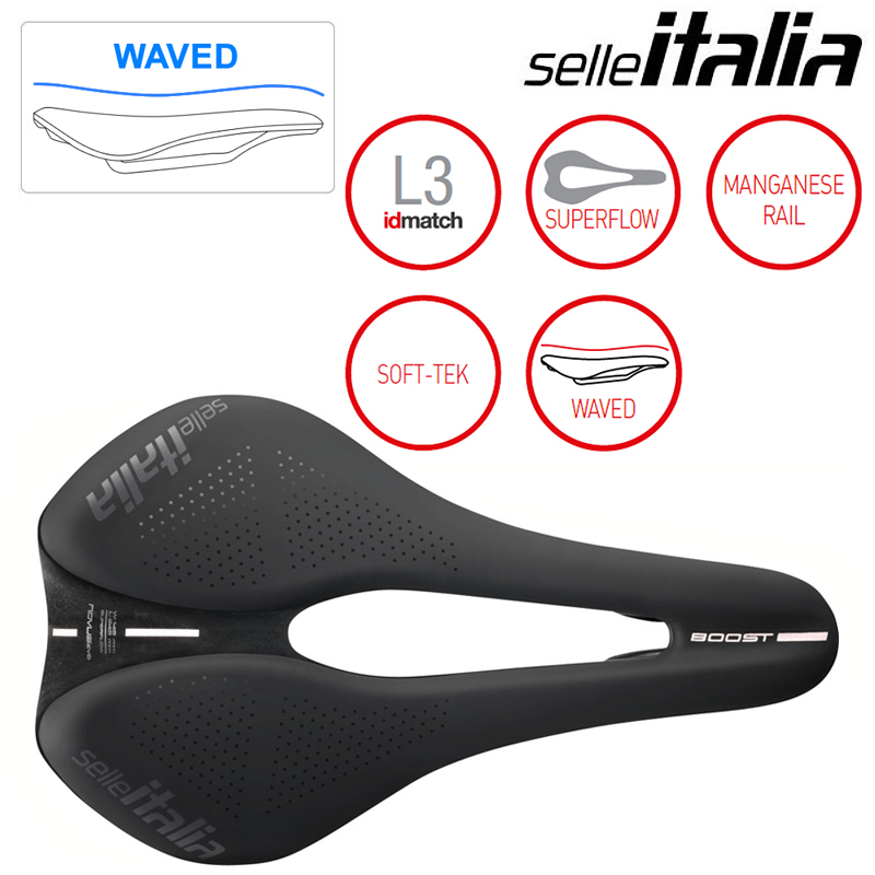 SELLE ITALIA（セライタリア）WAVED：NOVUS BOOST EVO TM SUPERFLOW