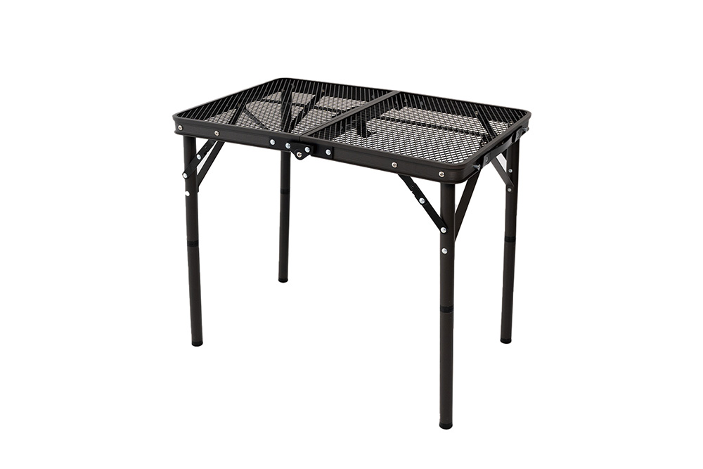 メッシュトップテーブル 6040 ダークブラウン｜TABLE｜Qualz[クオルツ]