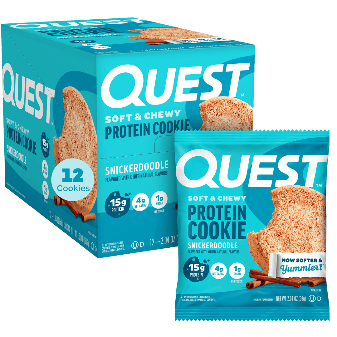 Snickerdoodle Protein Cookie | Cinnamon Soft Baked Snack – Quest